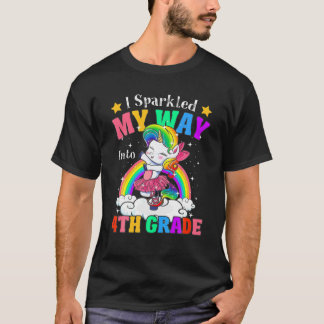 Kids spalten in vierter Vierter Unicorn Squad T-Shirt