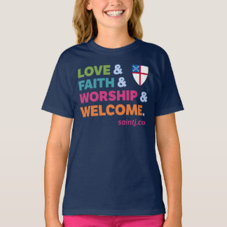 Kids St James Farbige Begrüßung T-Shirt