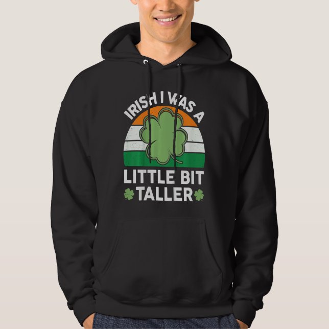 Kids St Patricks Day Irish Ich war ein wenig Tal Hoodie (Vorderseite)