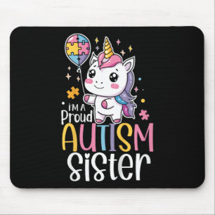 Kids Stolz Autismus Schwester Bewusstsein Niedlich Mousepad
