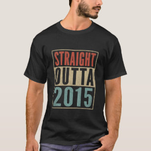 Kids Straight Outta 2015 Funny 6th Birthday Gag Bo T-Shirt