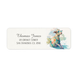 Kids Summer Watercolor Goat Sonnenbrille