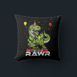 Kids T-Rex Dinosaur Robot Rawr Birthday Boy Party Kissen<br><div class="desc">Kids T-Rex Dinosaurier Robot Rawr Birthday Boy Party Design für Dinosaurier Liebhaber.</div>