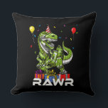 Kids T-Rex Dinosaur Robot Rawr Birthday Boy Party Kissen<br><div class="desc">Kids T-Rex Dinosaurier Robot Rawr Birthday Boy Party Design für Dinosaurier Liebhaber.</div>