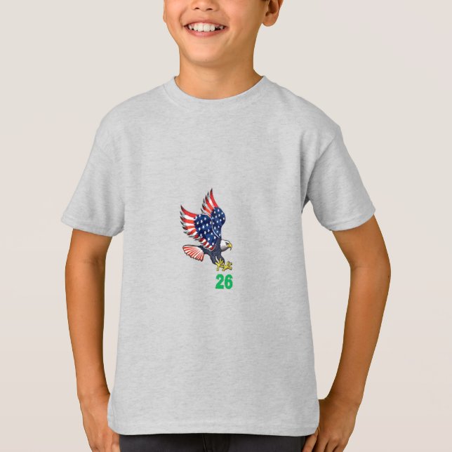Kids' T-Shirt  ash   TOP  FLIGHT  26 (Vorderseite)