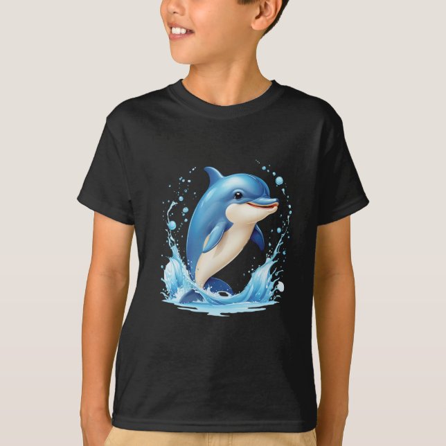 Kids T - Shirt Dolphin (Vorderseite)