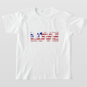 Kids T - Shirt Patriotische Liebe