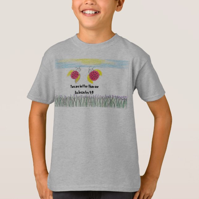 Kids T Shirt unterstützt Freundschaften und Vertra (Vorderseite)