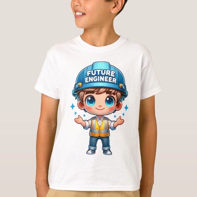 Kids T - Shirt von Future Engineer - Adorable Cart (Vorderseite)
