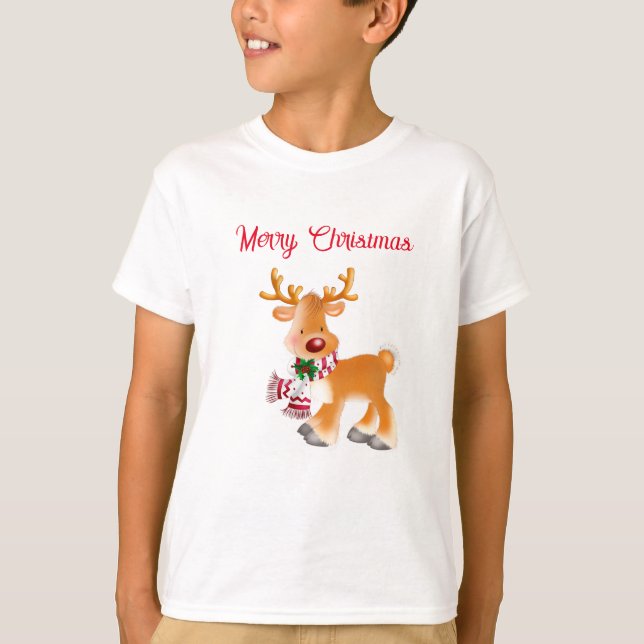 Kids T - Shirts Holiday Rudolph (Vorderseite)