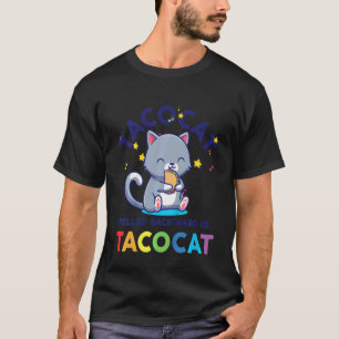 Kids Taco Kat Rückwärts Geschrieben Ist Tacocat Ju T-Shirt
