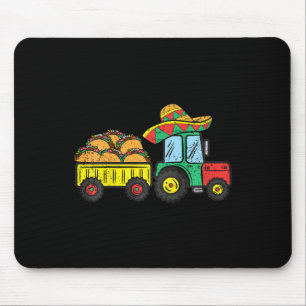 Kids Taco Traktor Cinco De Mayo Mexikanisches Esse Mousepad