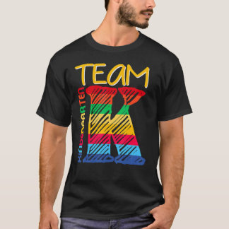 Kids Team K Kindergarten Back To School Teacher St T-Shirt