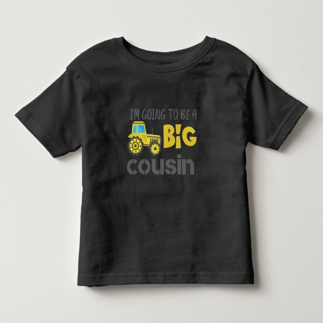 Kids Tractor Big Cousin Bauer Kleinkind T-shirt (Vorderseite)