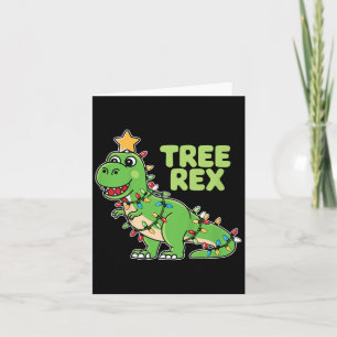 Kids Tree Rex Kids Christmas Dinosaurier Pub Karte