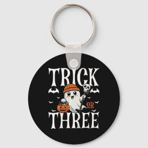 Kids Trick oder drei Halloween Spooky Pumpkin 3rd Schlüsselanhänger