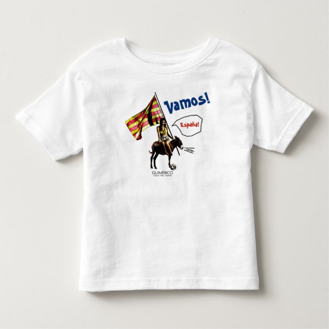 Kid's VAMOS!España! No.7 Kleinkind T-shirt (Vorderseite)
