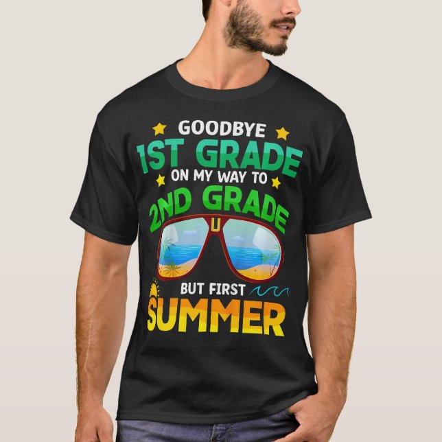 Kids verabschieden 1. Klasse Weg bis 2. Klasse ers T-Shirt (Vorderseite)