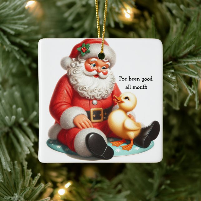 Kids Vintag Duck Tree Ornament (Baum)