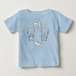 Kids vs Eltern Dynamik Witz Baby T-Shirt