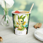 Kids Watercolor Dragon Birthday Pappbecher<br><div class="desc">Setzen Sie das bezaubernde Thema mit unseren "Kids Watercolor Dragon Birthday Paper Cups" fort. Diese Tassen mit zarten Aquarelldrachen und sanften, mystischen Landschaften eignen sich perfekt, um jeden erdenklichen Drink zu servieren. Das wunderschöne Kunstwerk auf den Tassen bewahrt das sanfte und magische Thema in allen Bereichen Ihres Party und sorgt...</div>
