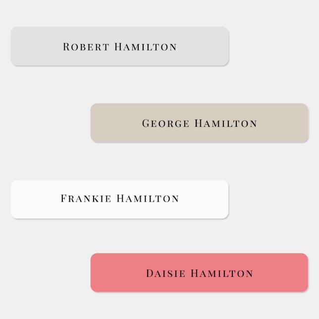 Kids Waterproof Name Custom Etiketten (Gruppe)