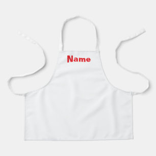 Kids weiß personalisieren schürze