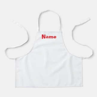 Kids weiß personalisieren schürze