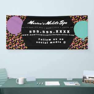 Kids Wellness-Center Bus Party Vermietung Business Banner