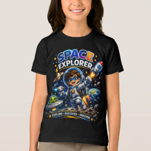 Kids Weltraum-Shirt Weltraumforscher Tri-Blend Shirt