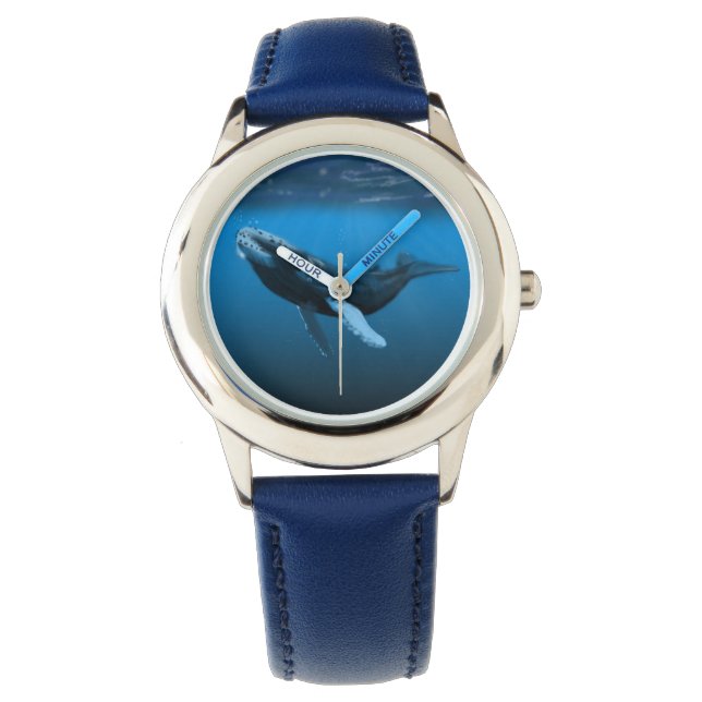 Kids Whale Watch Armbanduhr (Vorderseite)
