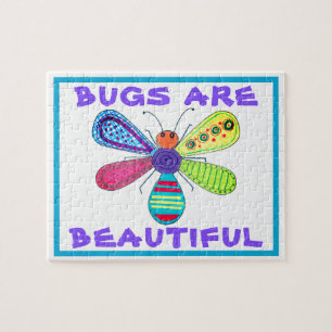 Kid's Whimsical Bug Art Liebe Schöne Insekten