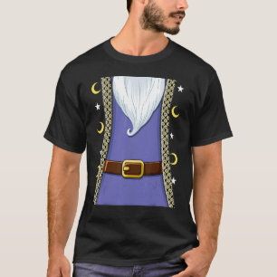 Kids Wizard Cloak Halloween Kostüm Männer Assisten T-Shirt