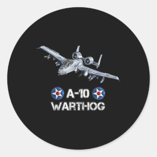 Kids World War 2 F6f Hellcat Gefechtsflugzeug Runder Aufkleber