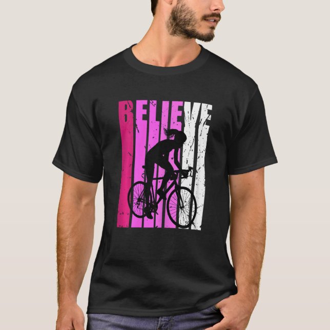 Kids Youth Cycling Life Pink Inspiring Loves Bikes T-Shirt (Vorderseite)