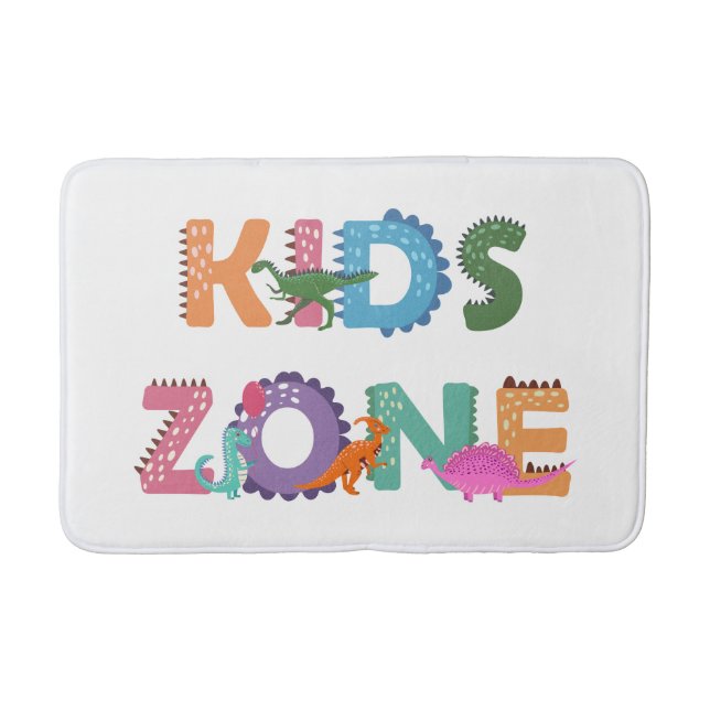 Kids Zone Dinosaurier Badematte (Vorderseite)