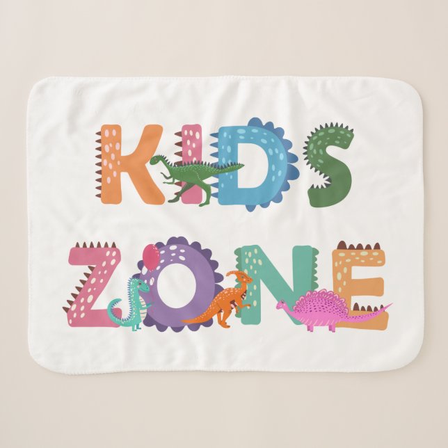 Kids Zone Dinosaurier Sherpadecke (Vorderseite (Horizontal))