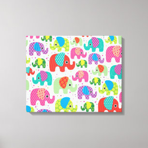 Kids Zuhause Deko Elefantenindia Leinwand