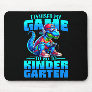 Kids zurück in die Schule T-Rex Ich pausierte mein Mousepad