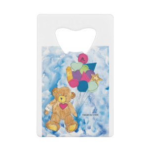 KidsArt für CHOC - Bären mit Balloons Geldbeutel Flaschenöffner