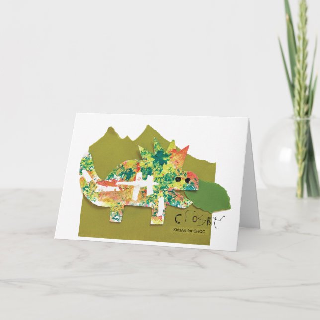 KidsArt für CHOC - Dino Roar Card Karte (Vorderseite)