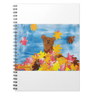 KidsArt für CHOC - Herbstlaub Bär Notizblock