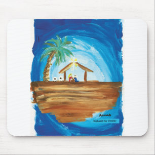 KidsArt für Choc - Weltfrieden Mousepad