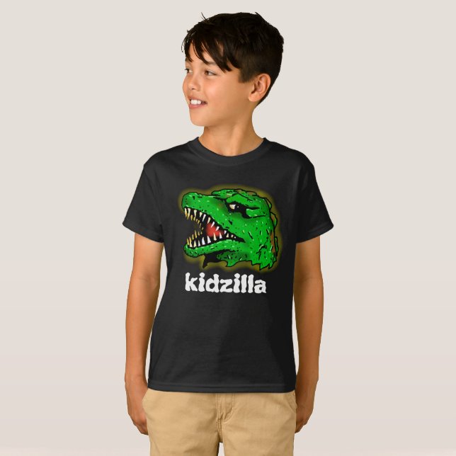 KIDZILLA MONSTER von Jetpackcorps T-Shirt (Vorne ganz)