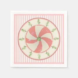 Kiefer und Pfefferminz Serviette