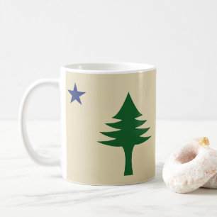 Kiefer und Stern 1901 Flagge des Bundesstaates Mai Kaffeetasse