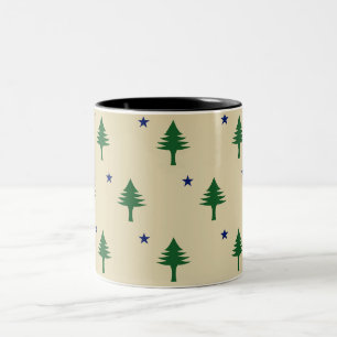 Kiefer und Stern 1901 Flagge des Bundesstaates Mai Zweifarbige Tasse