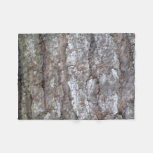 Kiefern-Baum-Barken-Camouflage-natürliche hölzer Fleecedecke