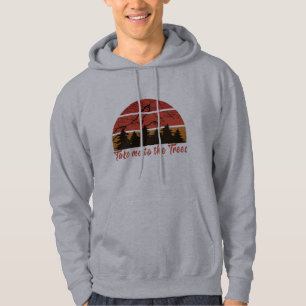 Kiefern in den Wald Hoodie