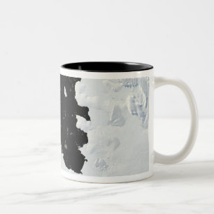 Kiefern-Insel-Bucht in der Westantarktis Zweifarbige Tasse
